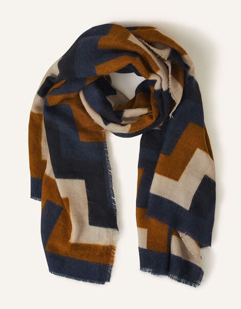 Super-Soft Blanket Scarf, Multi (DARKS-MULTI), large