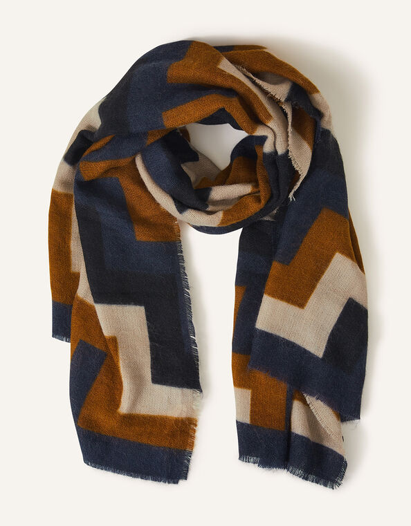 Super-Soft Blanket Scarf, Multi (DARKS-MULTI), large
