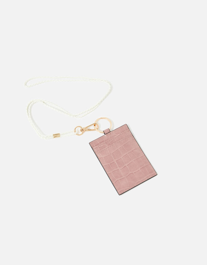 Card Holder Lanyard, Pink (PINK), large