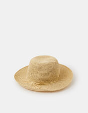Straw Bucket Hat Natural, , large