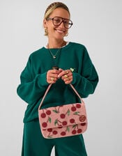 Accessorize x Good Manners Beaded Cherry Shoulder Bag, , large