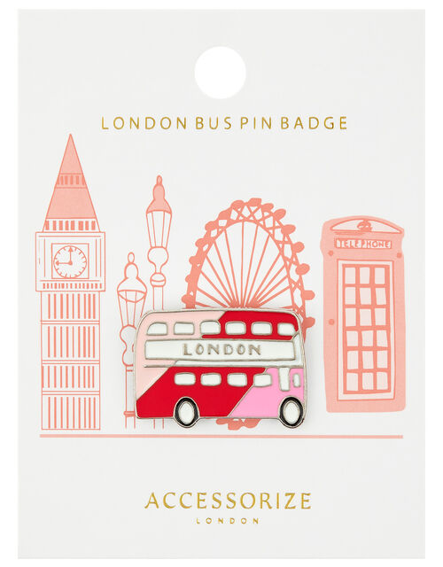 London Bus Pin Badge, , large