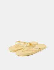 Pearl Flip Flops, Yellow (YELLOW), large