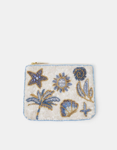 Beach Sequin Pouch, , large