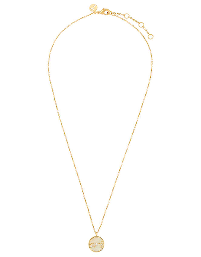 Gold-Plated Constellation Necklace - Scorpio, , large