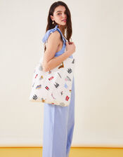 London Print Shopper Bag, , large