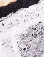 Lace Thong Set of Three, Multi (ASSORTED), large