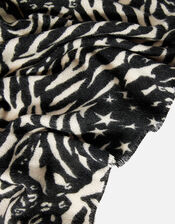 Zebra Supersoft Blanket Scarf, , large