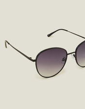 Fine Rim Round Sunglasses, , large