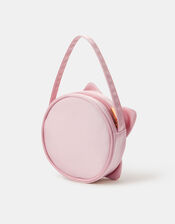 Girls Appliqué Flower Handbag, , large