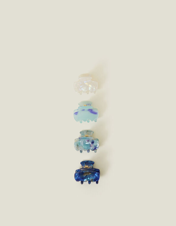 4-Pack Small Resin Claw Clips, , large