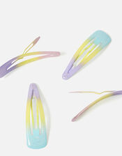 Girls Large Ombre Hair Clip Set, , large