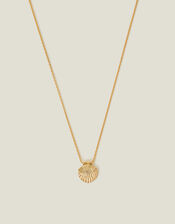 14ct Gold-Plated Shell Necklace, , large