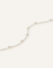 Sterling Silver Bobble Necklace, , large