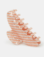 Stripe Resin Claw Clip, , large