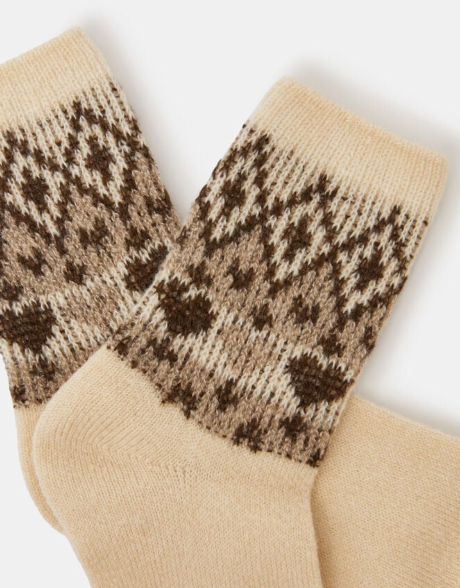 Cosy Fair Isle Socks, , large