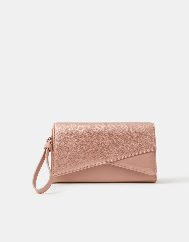 Fold Over Clutch Bag, Pink (PALE PINK), large