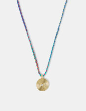 14ct Gold-Plated Braid Pendant Necklace, , large