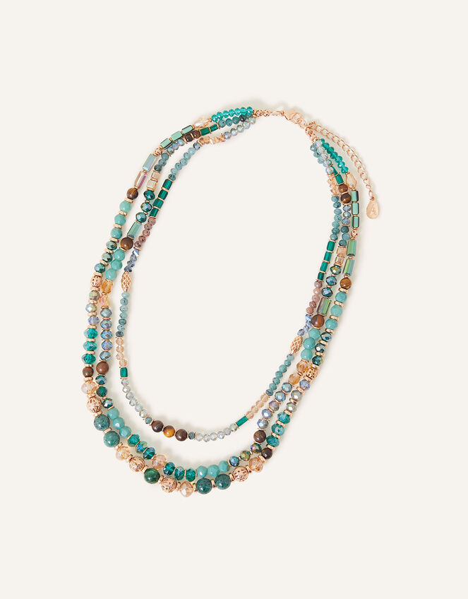 Layered Bead Necklace, , large