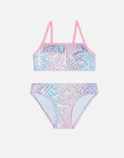 Girls Mermaid Bikini Set, Multi (PASTEL-MULTI), large
