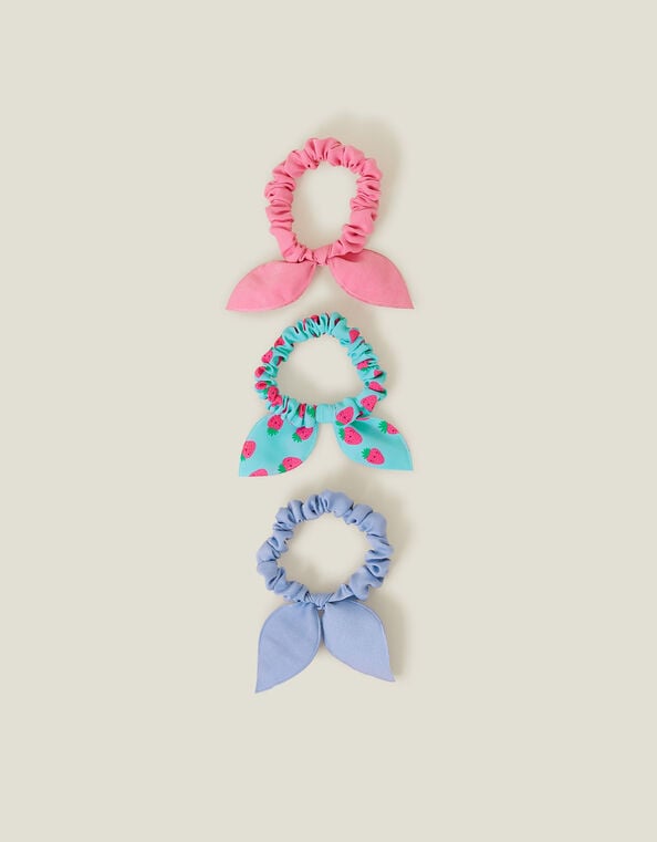 3-Pack Bunny Tie Scrunchies, , large