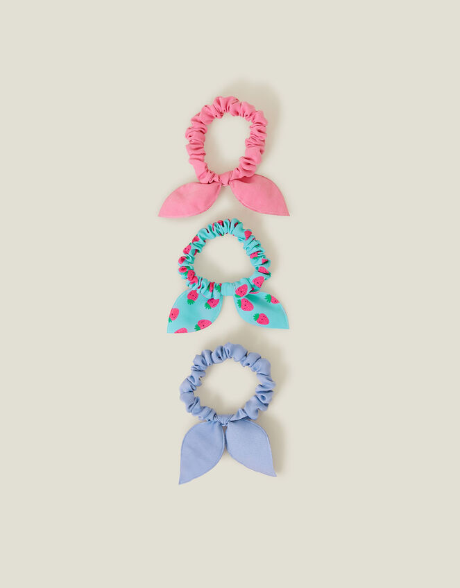3-Pack Bunny Tie Scrunchies, , large