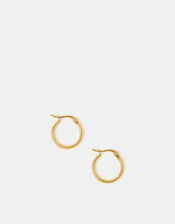 Small Stainless Steel Hoop Earrings, , large