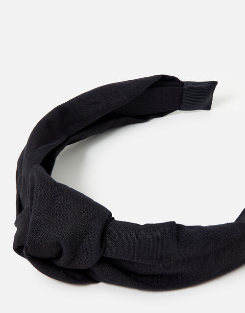 Linen Knot Headband, , large