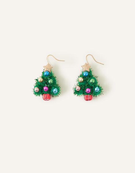 Christmas Tree Earrings, , large