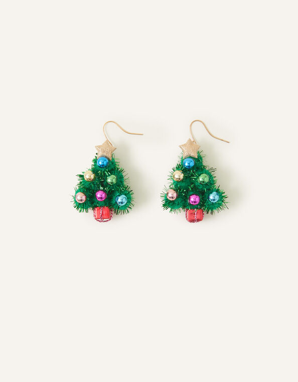 Christmas Tree Earrings, , large
