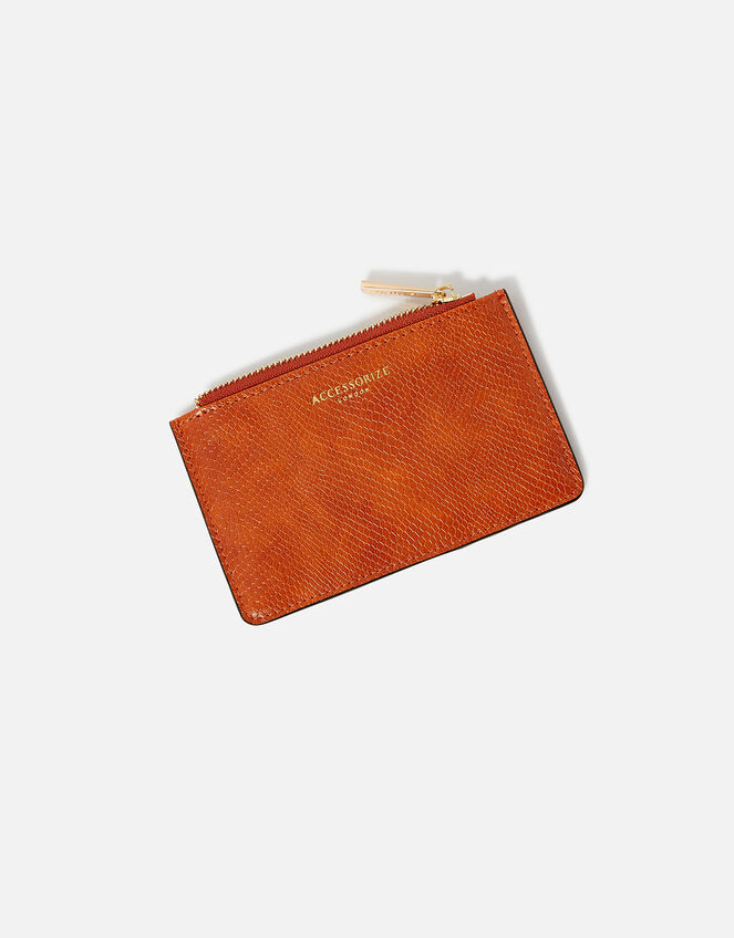 Zip Card Holder , Orange (ORANGE), large