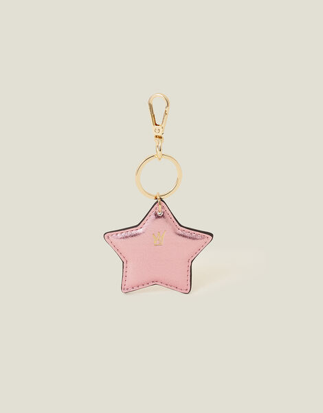 Metallic Star Keyring, , large