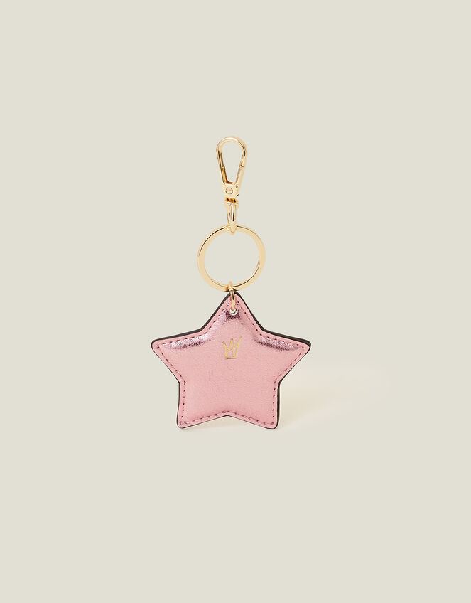 Metallic Star Keyring, , large