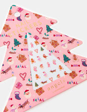 Girls Christmas Nail Stickers, , large
