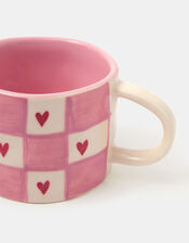 Heart Checkerboard Mug, , large