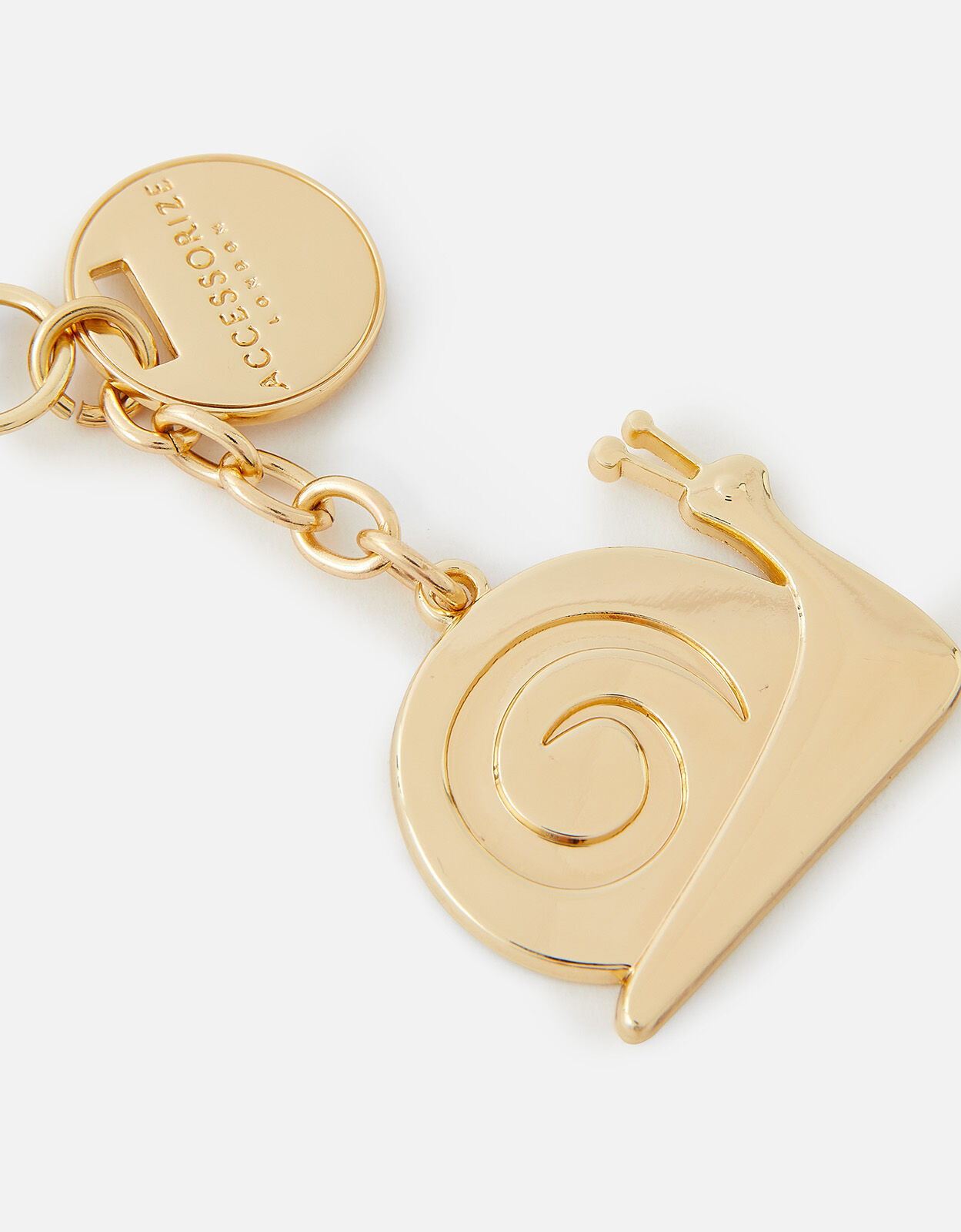 Snail Metal Keyring