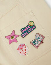 4-Pack Book Club Embroidered Iron-On Patches, , large