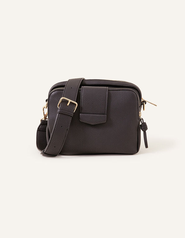 Functional Cross-Body Bag, Black (BLACK), large