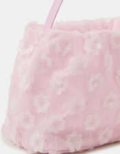 Girls Flower Sequin Shoulder Bag, , large