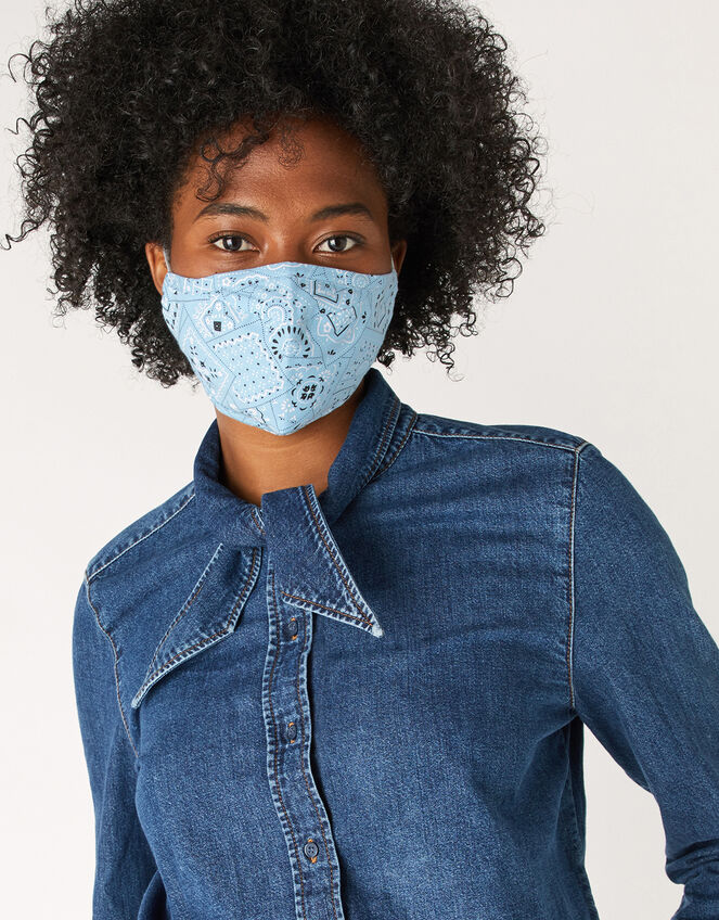 Face Covering Multipack in Pure Cotton, , large