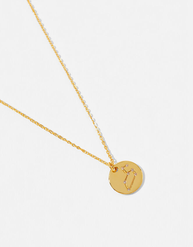 Gold Vermeil Constellation Necklace – Leo, , large