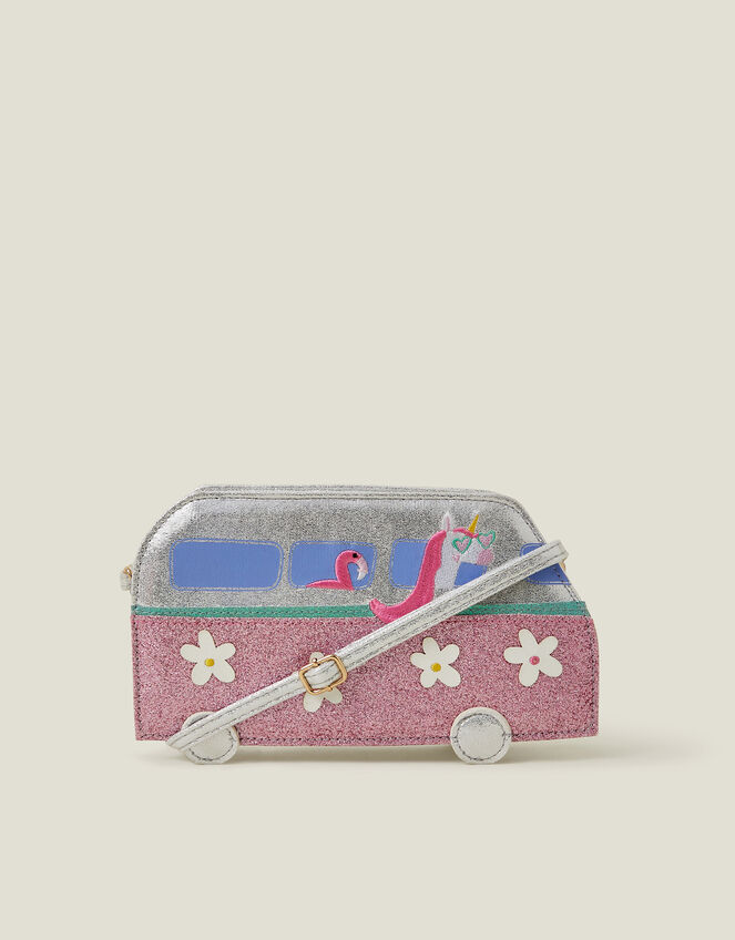 Girls Camper Van Cross Body Bag, , large