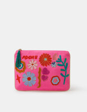 Adore Embroidered Pouch, , large