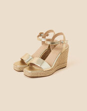 Espadrille Wedges, Gold (GOLD), large