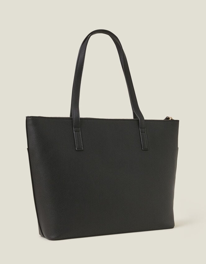 Classic Pocket Tote Bag, Black (BLACK), large