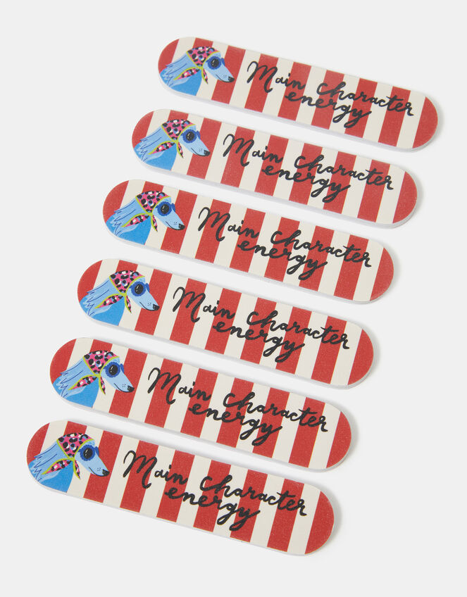 6-Pack Hijinx Dog Stripe Nail Files, , large