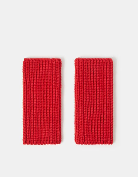Chunky Knit Wrist Warmers, , large