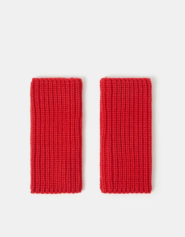 Chunky Knit Wrist Warmers, , large