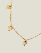 14ct Gold-Plated Station Bobble Charm Necklace, , large