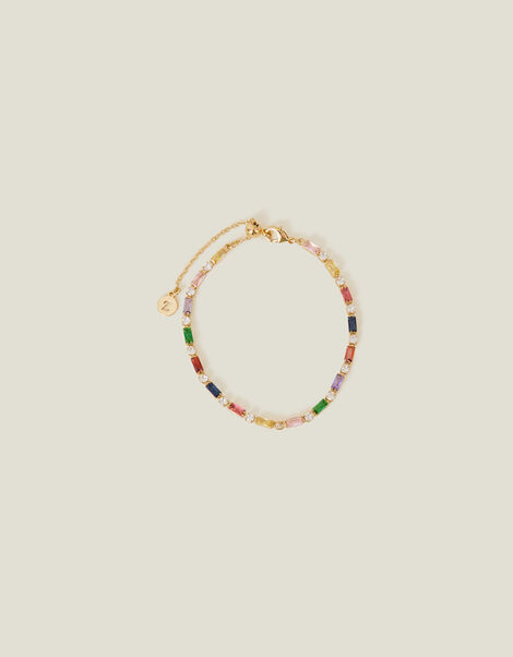 14ct Gold-Plated Chunky Gem Necklace, , large